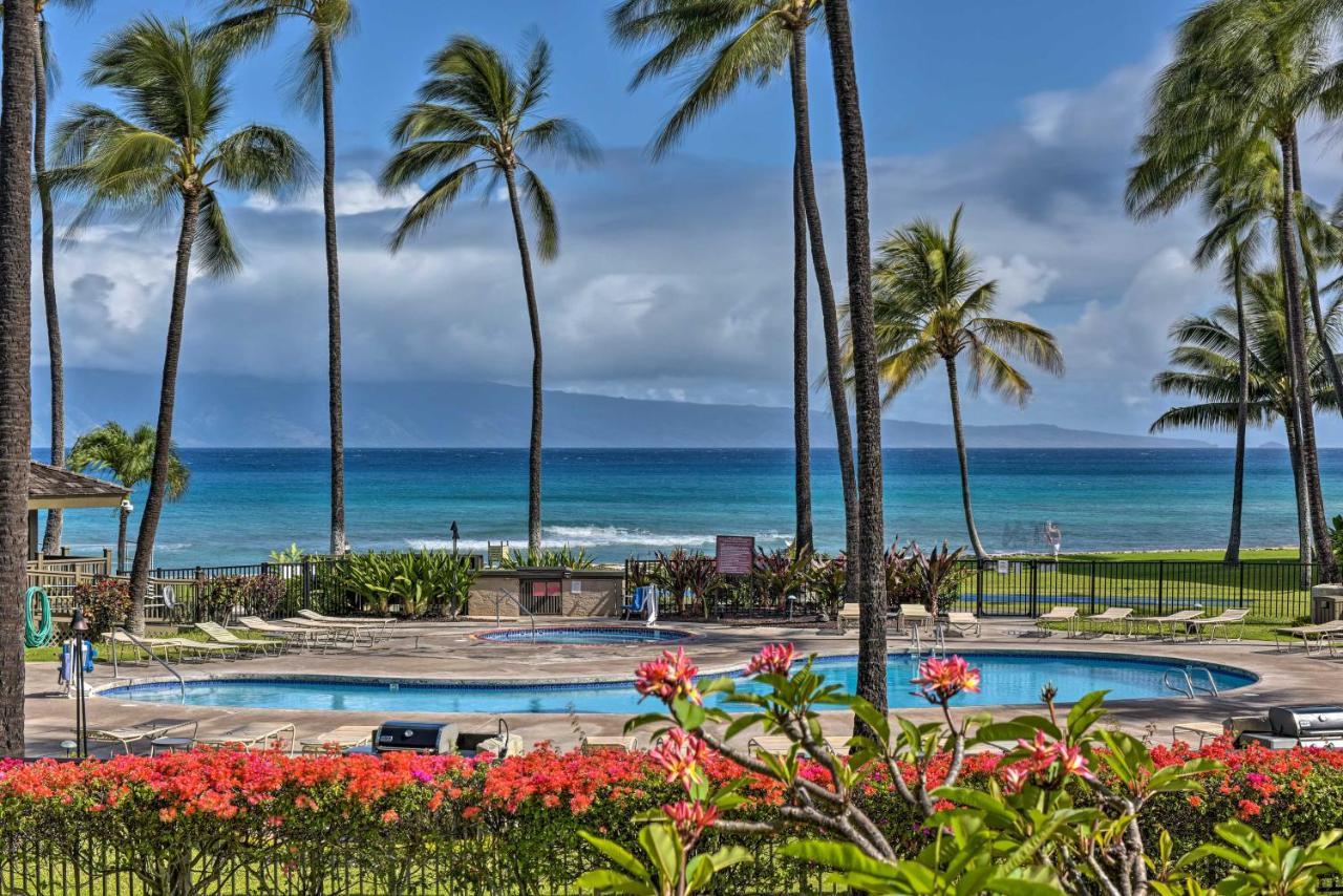 Lahaina Resort Retreat With Pool And Ocean Views! Кахана Экстерьер фото